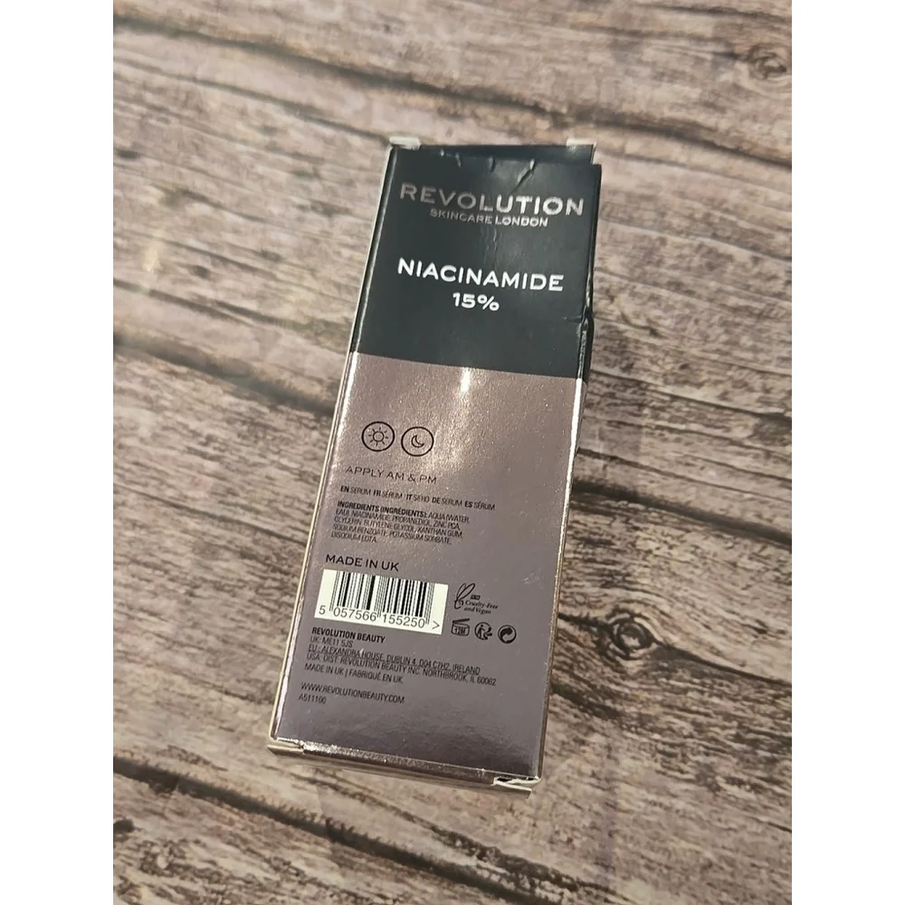 Revolution Niacinamide 15% Blemish & Pore Refining Serum New In Box (3)